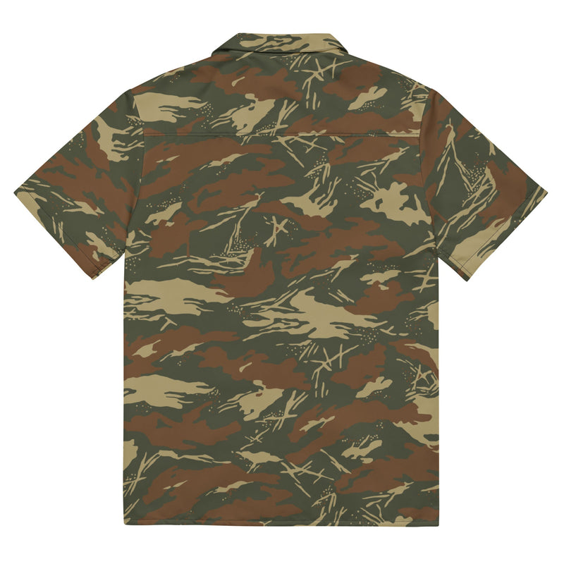 Koevoet SWAPOL South African CAMO Unisex Short-Sleeve Button Shirt - Button-Up