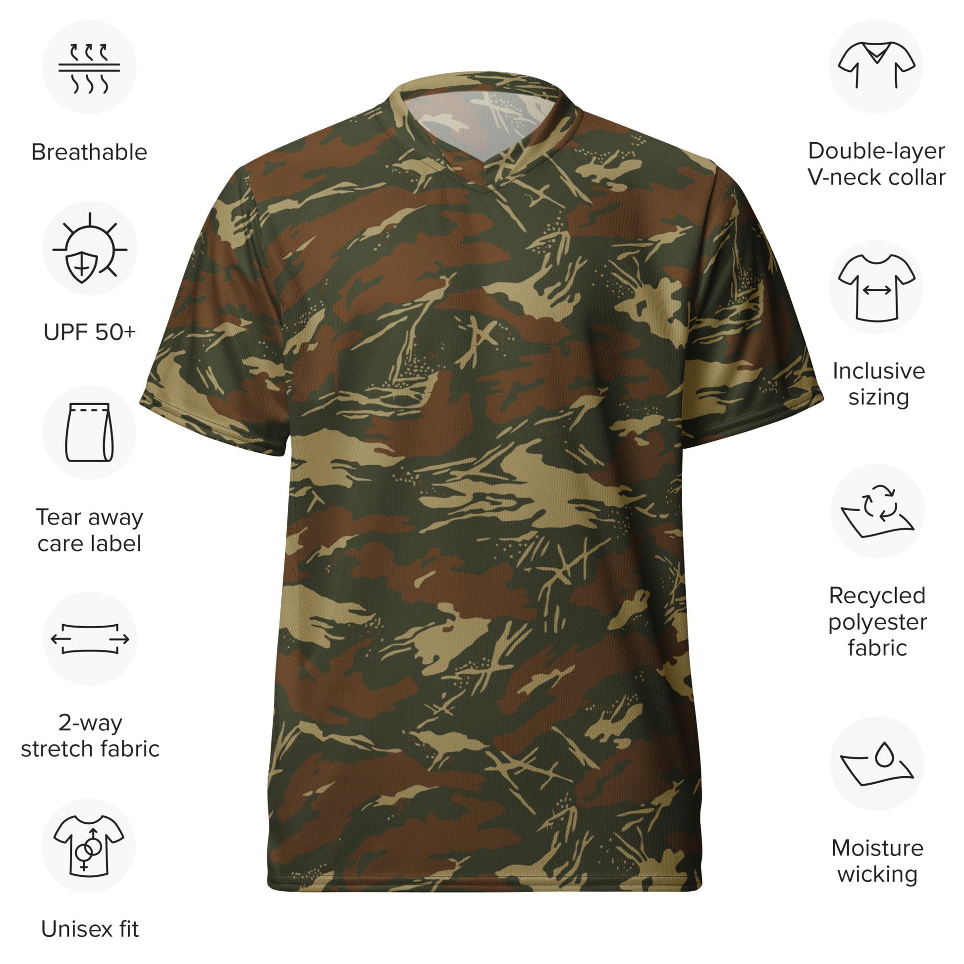 South African SWAPOL KOEVOET CAMO unisex sports jersey - Sports Jerseys