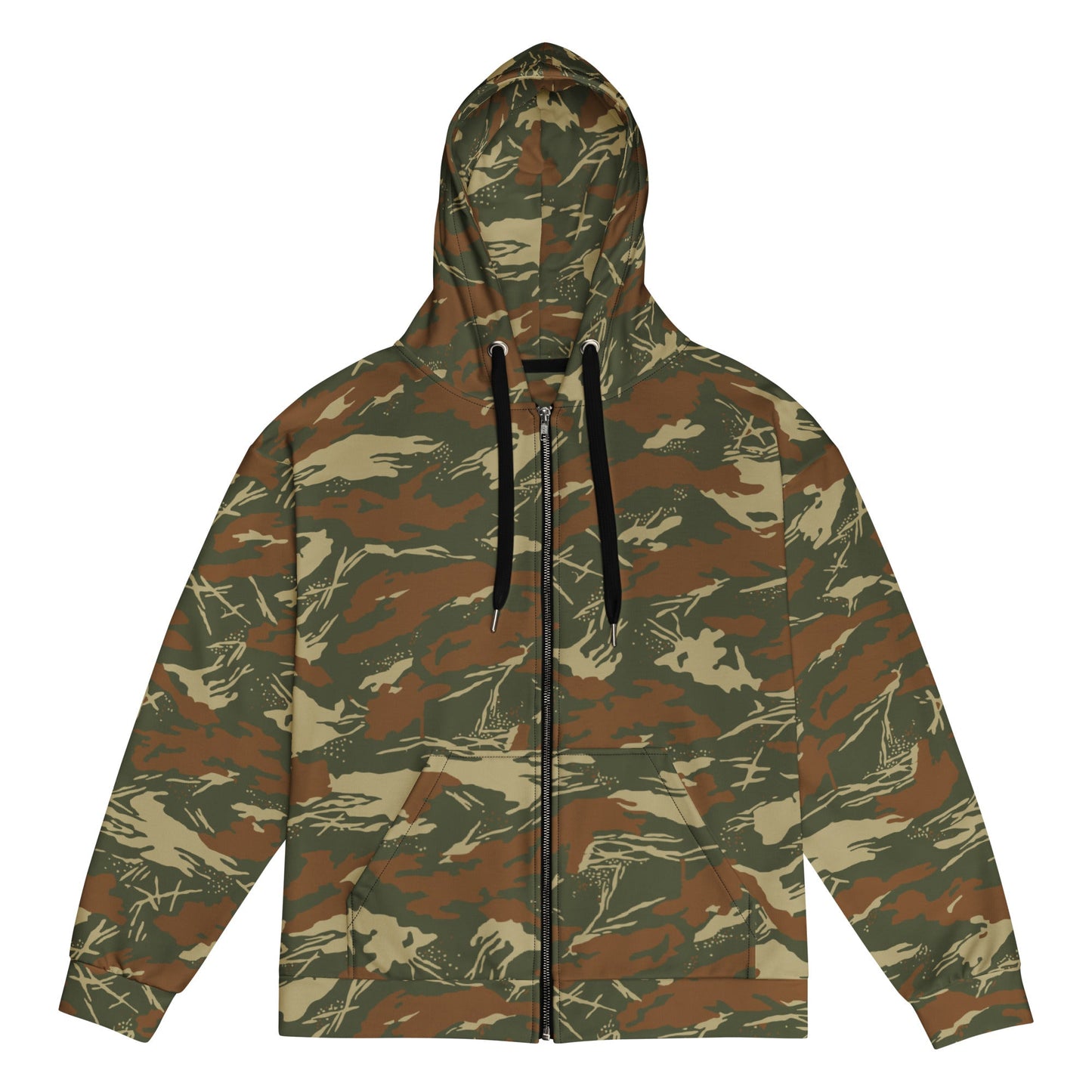 South African SWAPOL KOEVOET CAMO Unisex zip hoodie - 2XS - Zip Hoodies