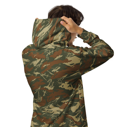 South African SWAPOL KOEVOET CAMO Unisex zip hoodie - Zip Hoodies