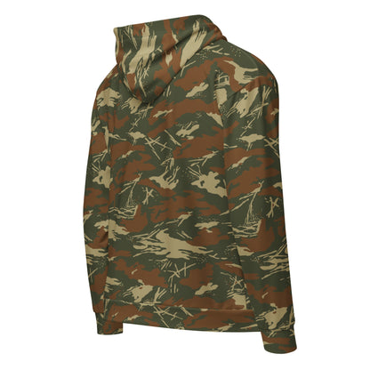 South African SWAPOL KOEVOET CAMO Unisex zip hoodie - Zip Hoodies