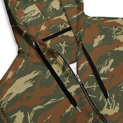 South African SWAPOL KOEVOET CAMO Unisex zip hoodie - Zip Hoodies
