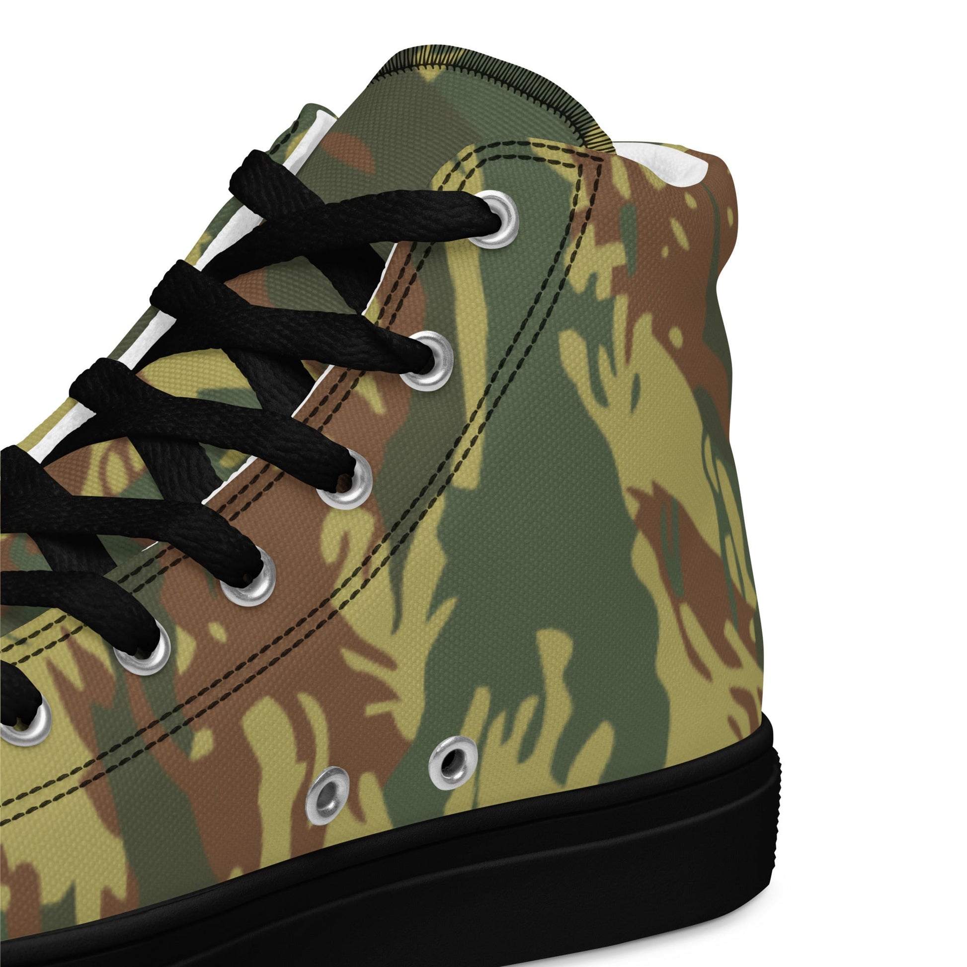 South African Transkei CAMO Mens High-Top Canvas Shoes