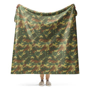 Brushstroke Transkei South African CAMO Sherpa Blanket - 60″×80″