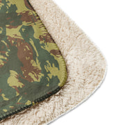 Brushstroke Transkei South African CAMO Sherpa Blanket