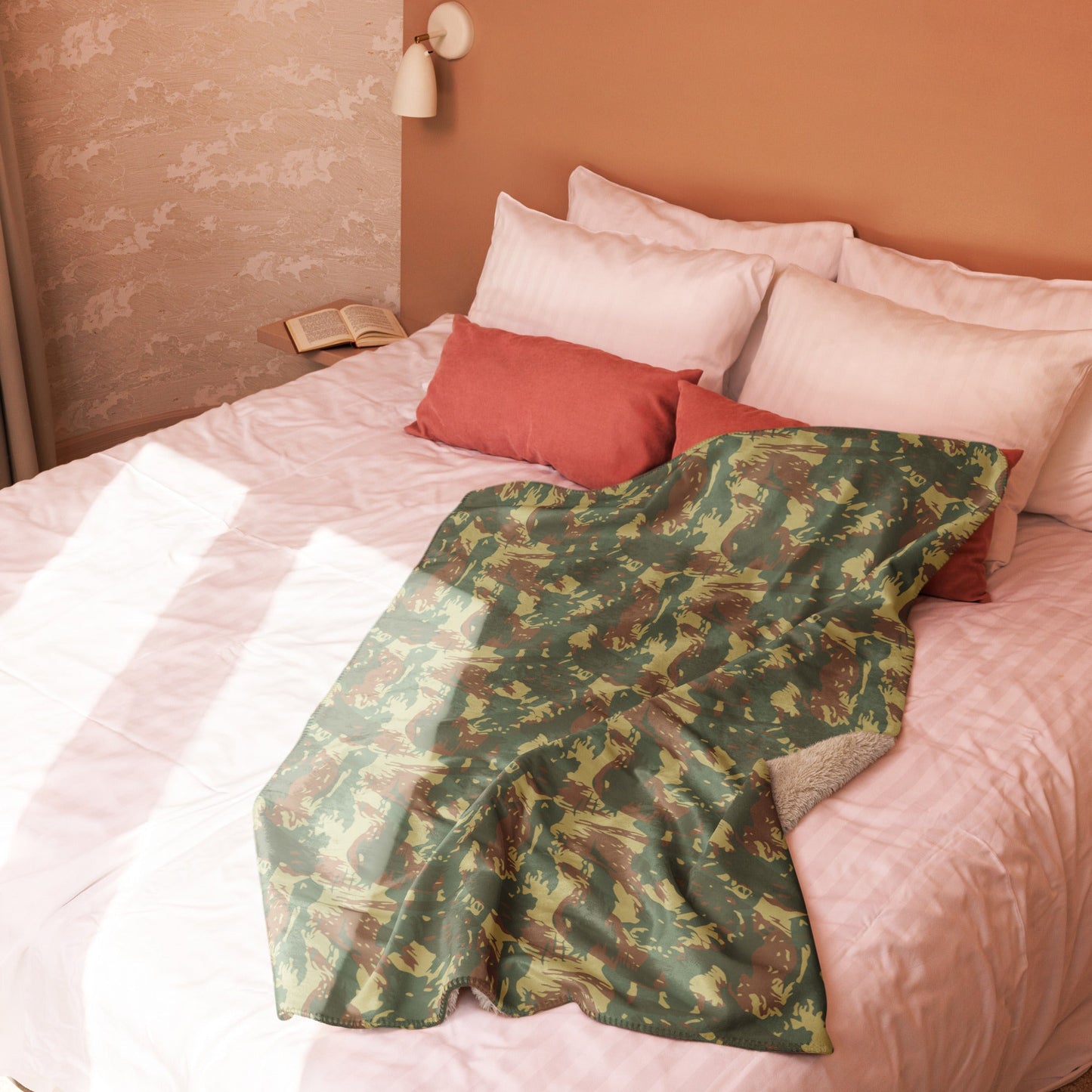 South African Transkei CAMO Sherpa Blanket