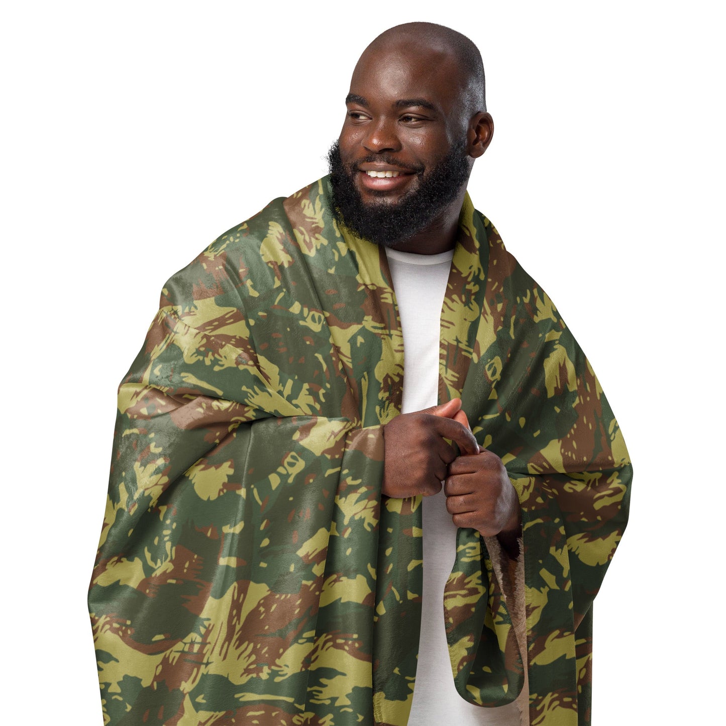 South African Transkei CAMO Sherpa Blanket