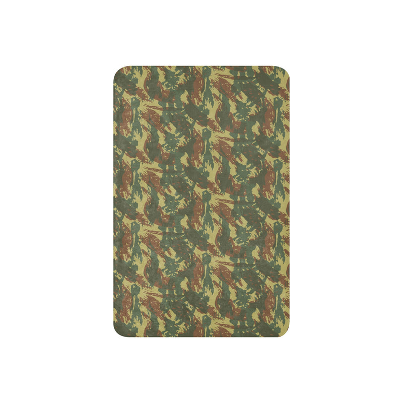Brushstroke Transkei South African CAMO Sherpa Blanket