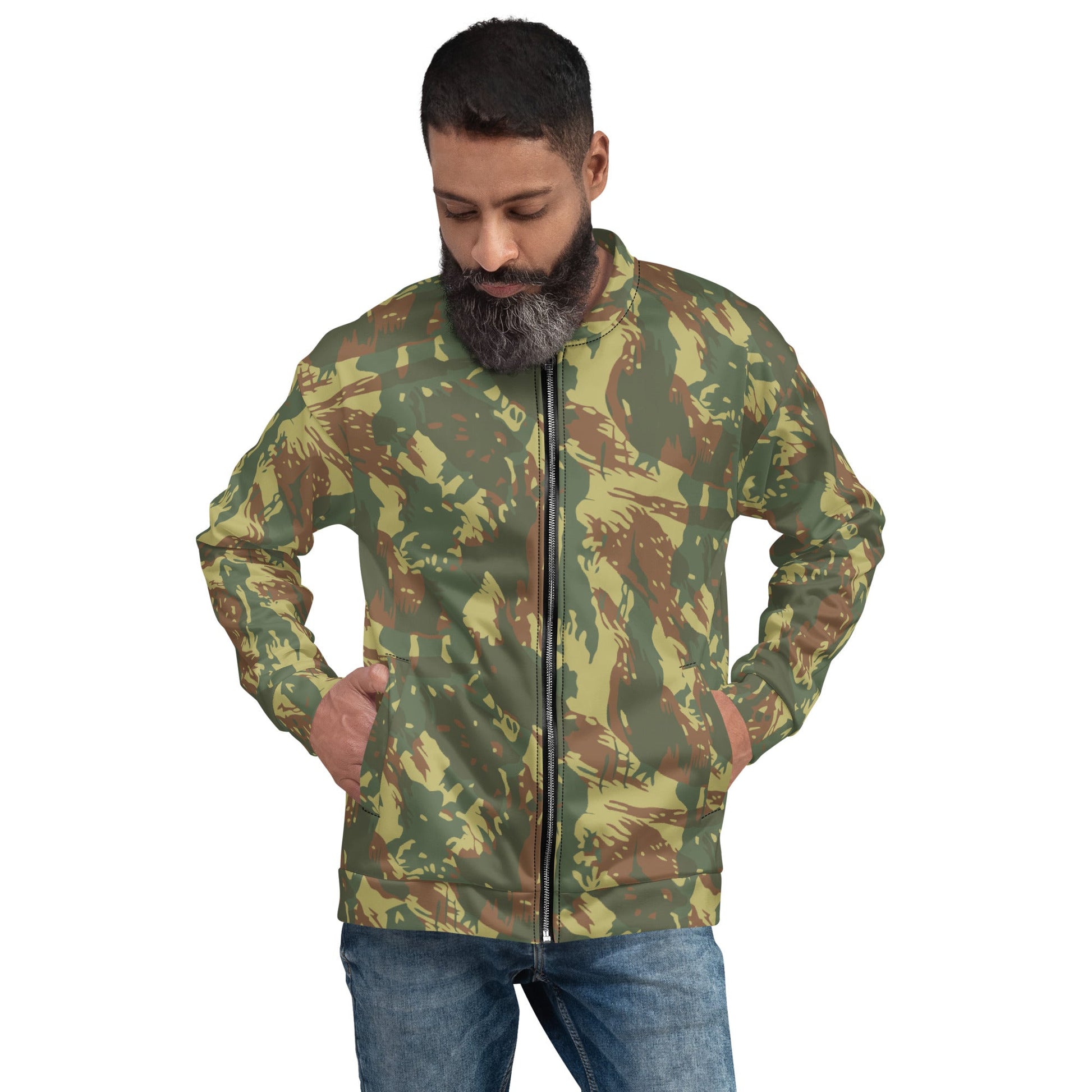 South African Transkei CAMO Unisex Bomber Jacket