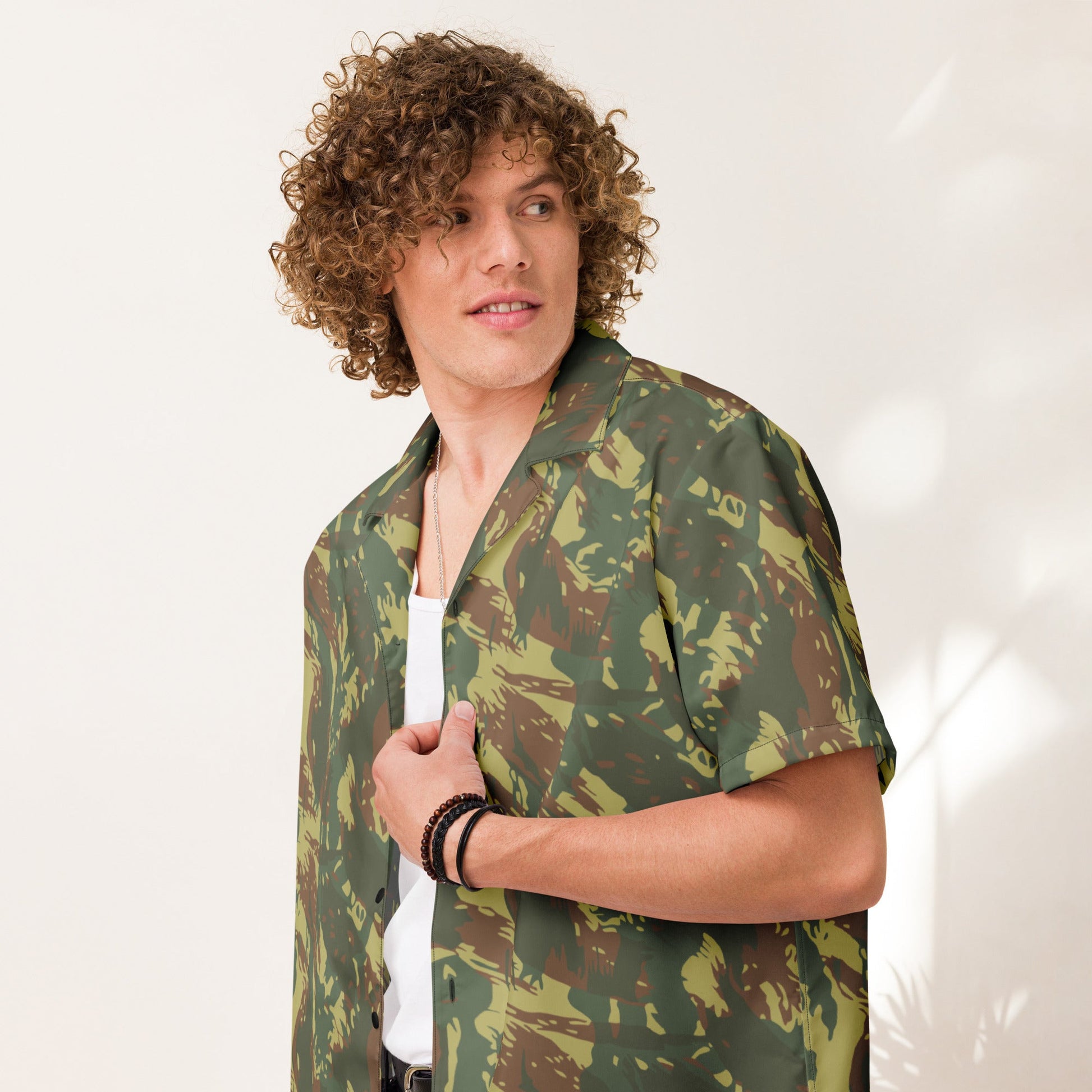 South African Transkei CAMO Unisex Short-Sleeve Button Shirt