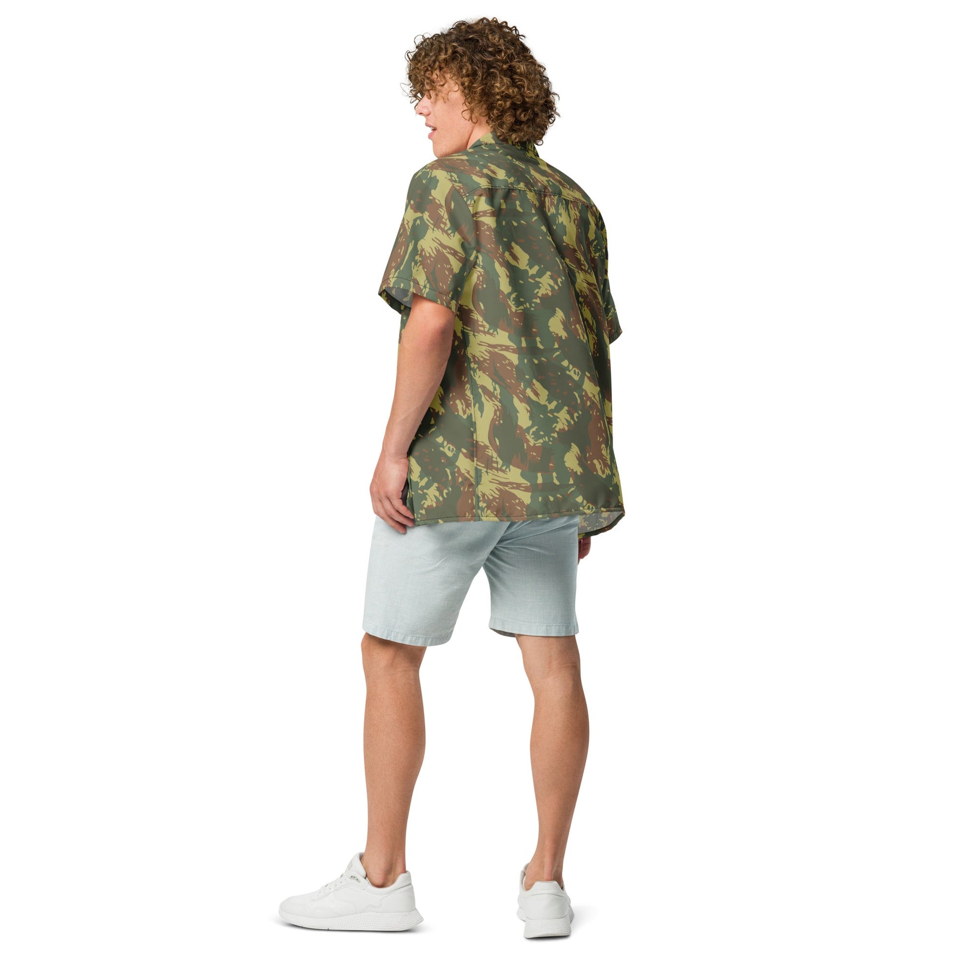 South African Transkei CAMO Unisex Short-Sleeve Button Shirt