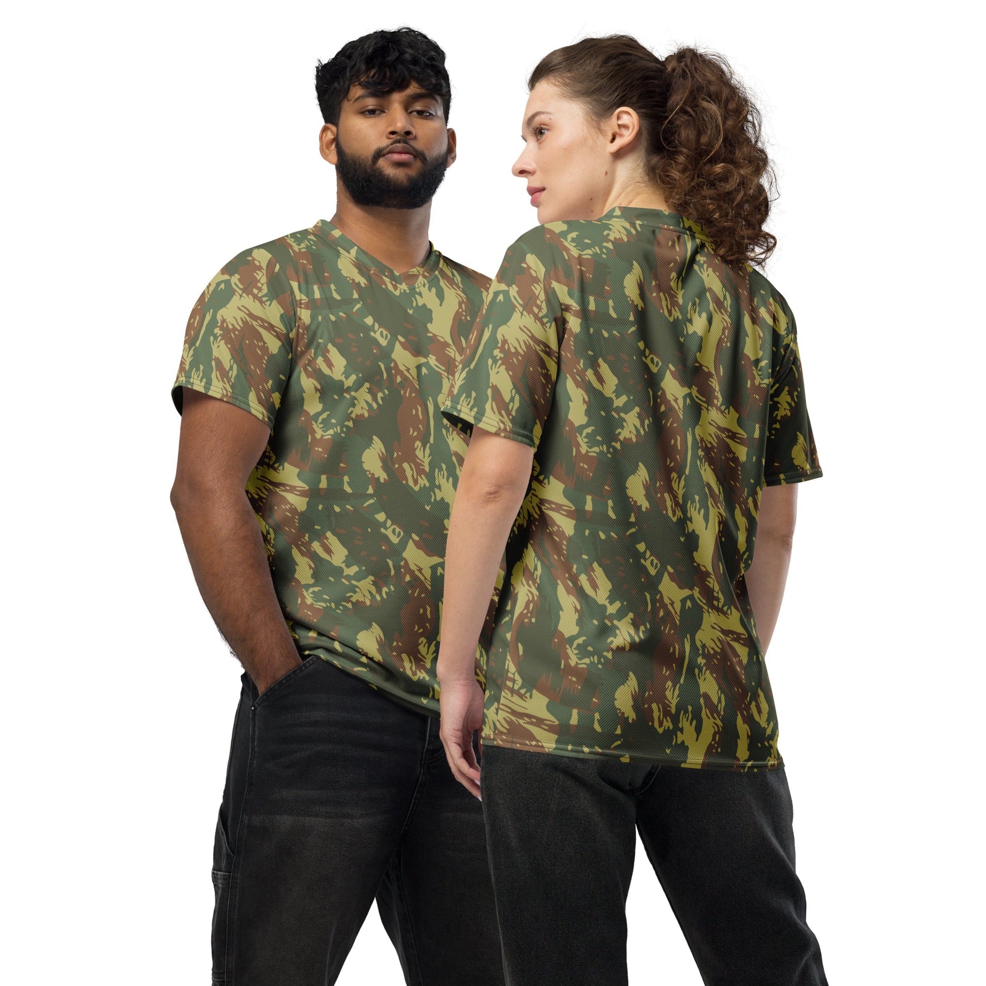 South African Transkei CAMO Unisex Sports Jersey - 2XS