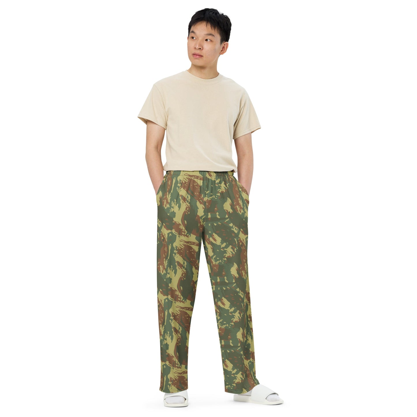 South African Transkei CAMO Unisex Wide-leg Pants - Wide-Leg Leisure