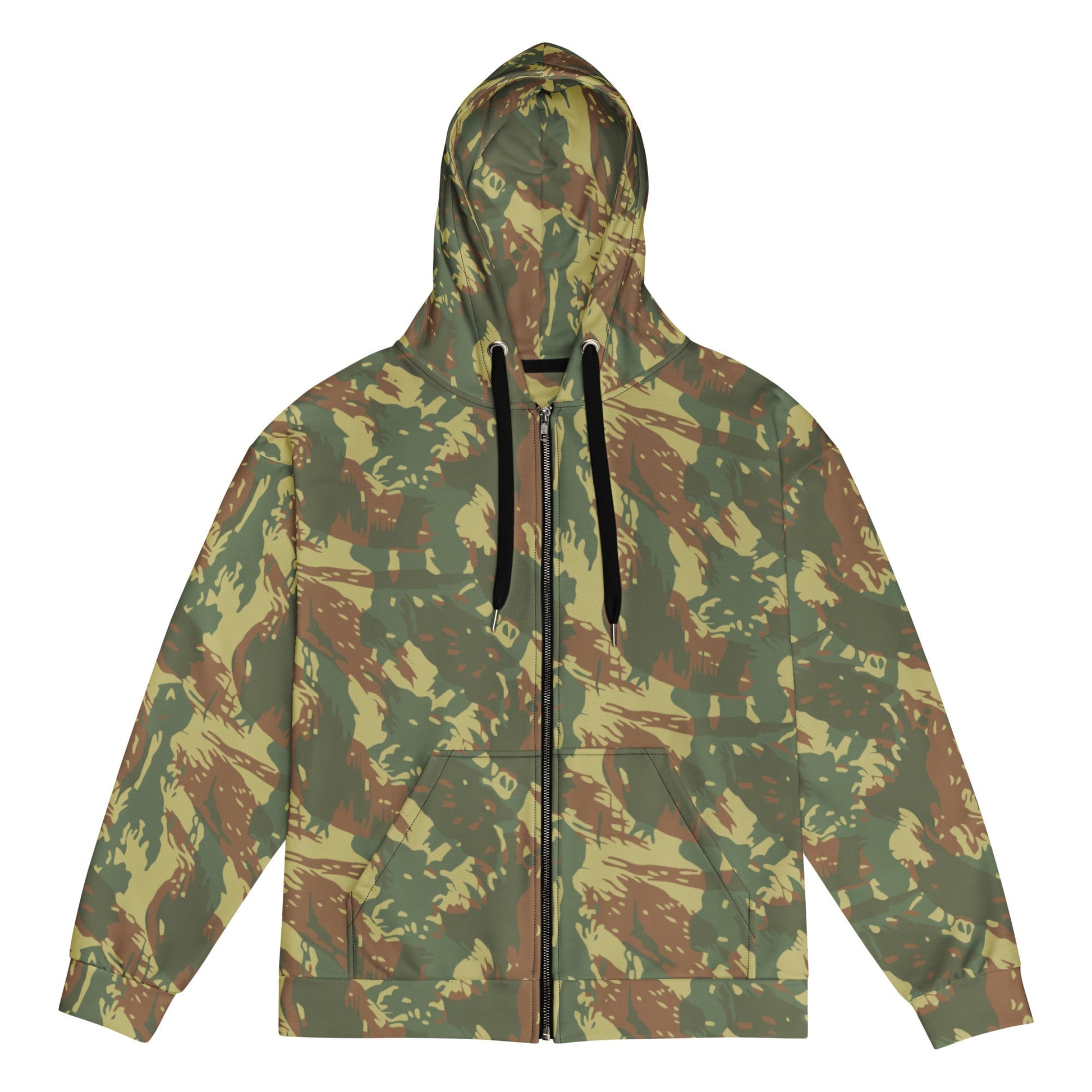 South African Transkei CAMO Unisex Zip Hoodie - 2XS