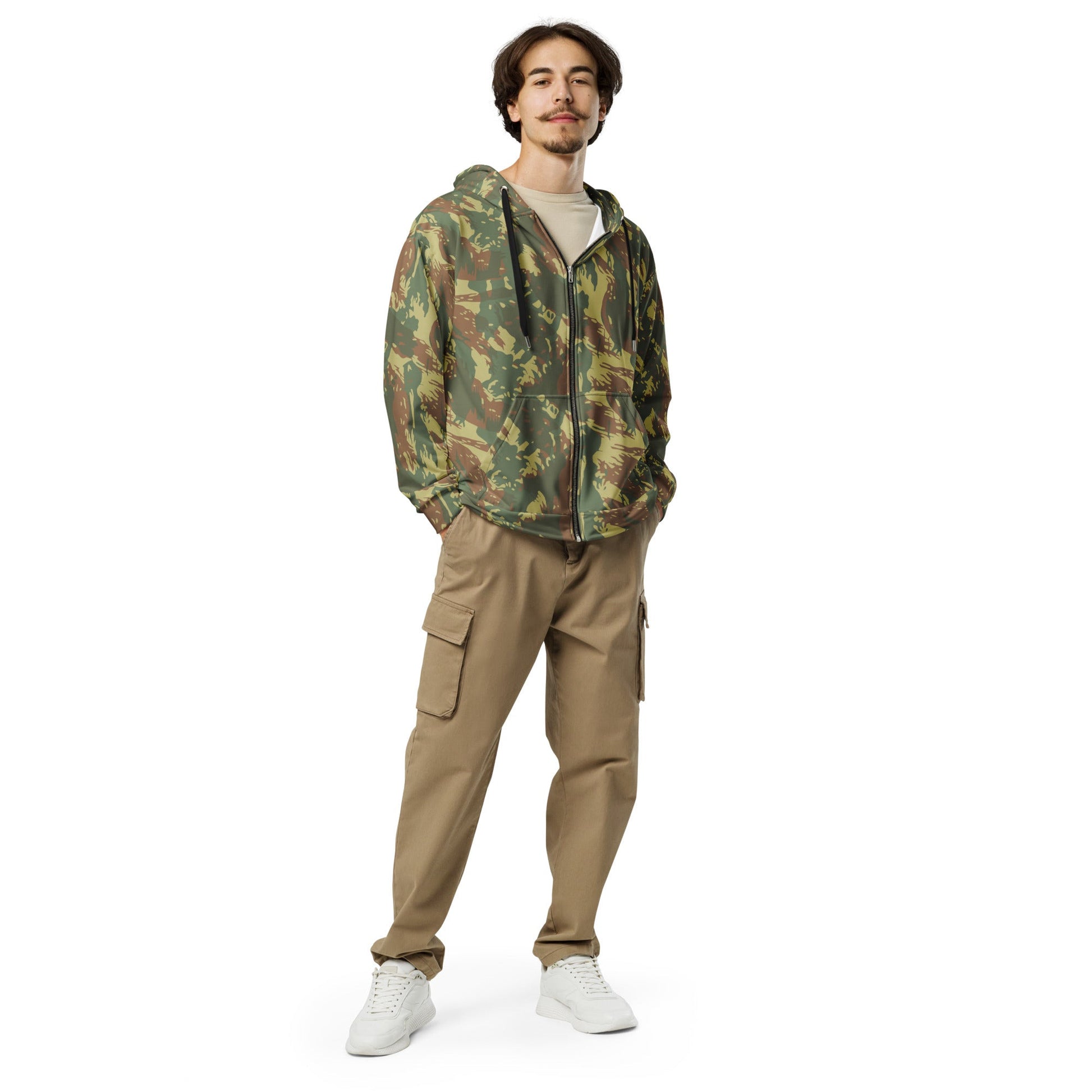 South African Transkei CAMO Unisex Zip Hoodie