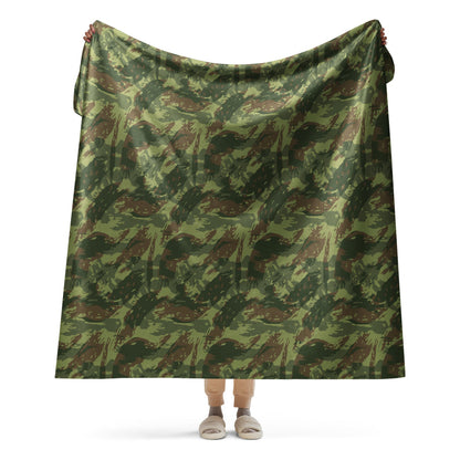 South African Transkei Wet Season CAMO Sherpa blanket - 60″×80″ - Blanket