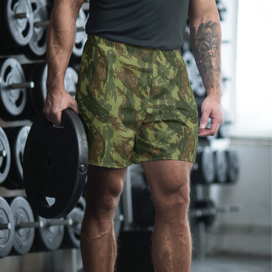 South African Transkei Wet Season CAMO Unisex Athletic Long Shorts - XS