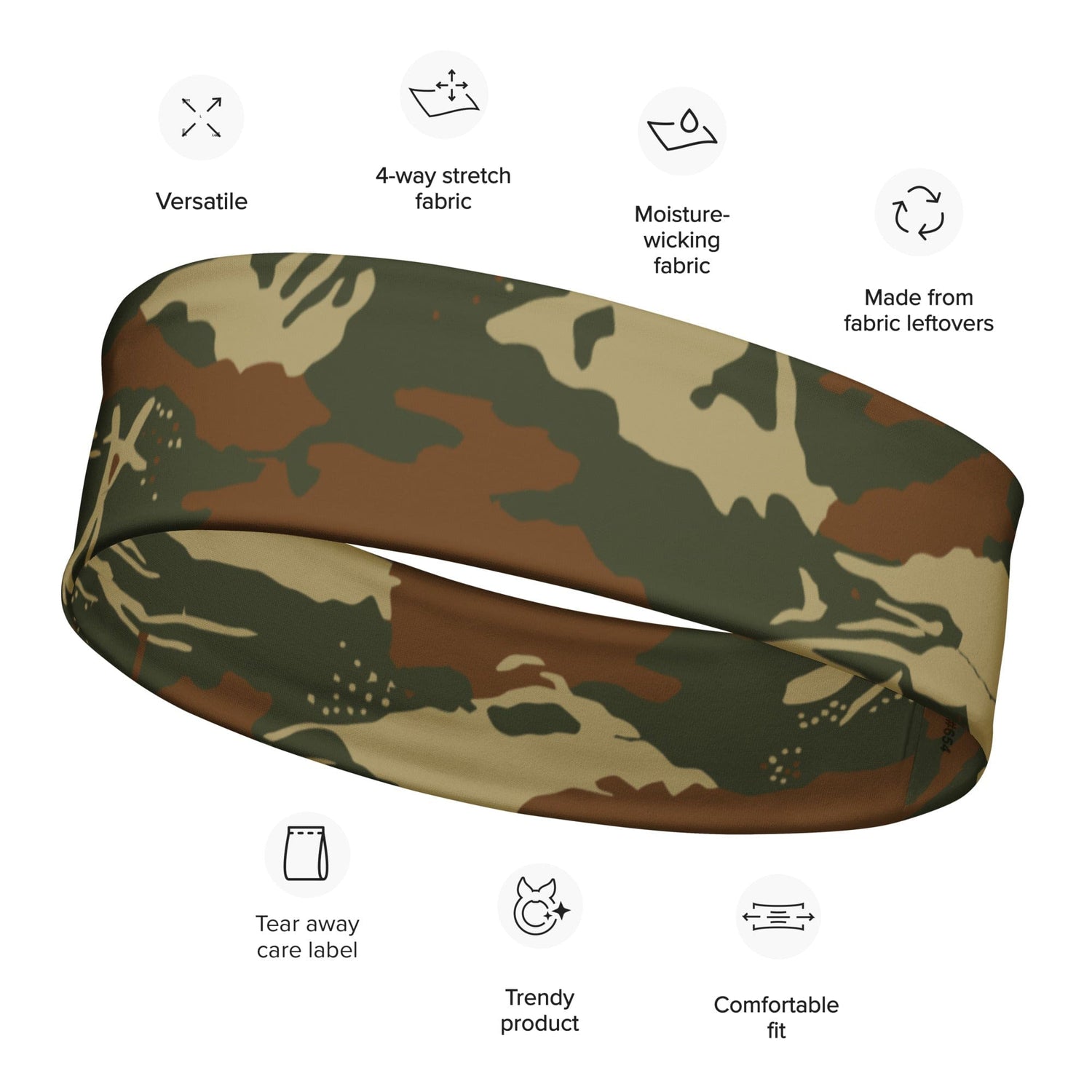 South African West Africa Police (SWAPOL) KOEVOET CAMO Headband - M - Headbands