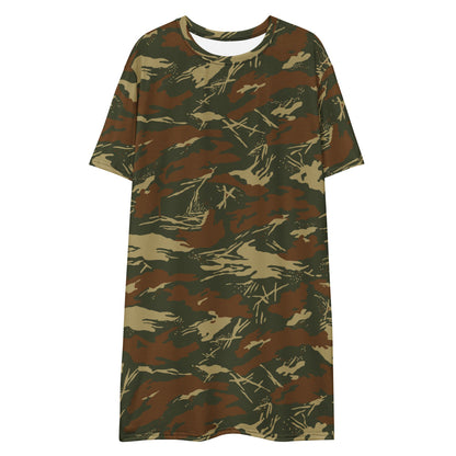 South African West Africa Police (SWAPOL) KOEVOET CAMO T-shirt dress - Womens T-Shirt Dress