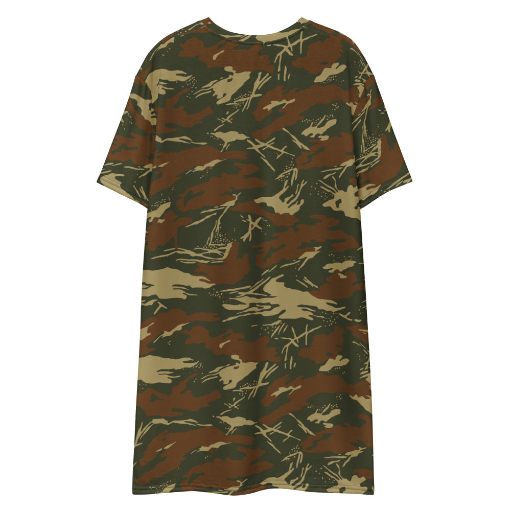 South African West Africa Police (SWAPOL) KOEVOET CAMO T-shirt dress - Womens T-Shirt Dress