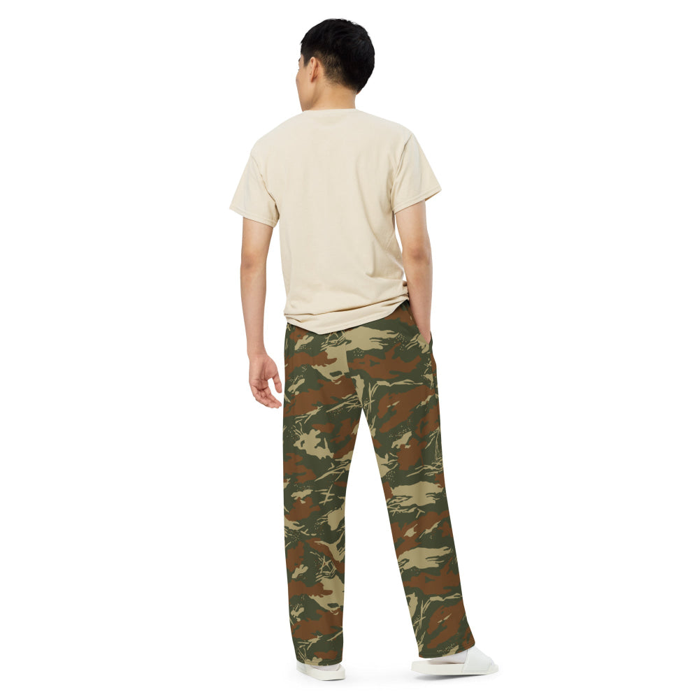 South African West Africa Police (SWAPOL) KOEVOET CAMO unisex wide-leg pants - Unisex Wide-Leg Pants