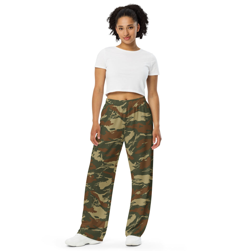 South African West Africa Police (SWAPOL) KOEVOET CAMO unisex wide-leg pants - Unisex Wide-Leg Pants