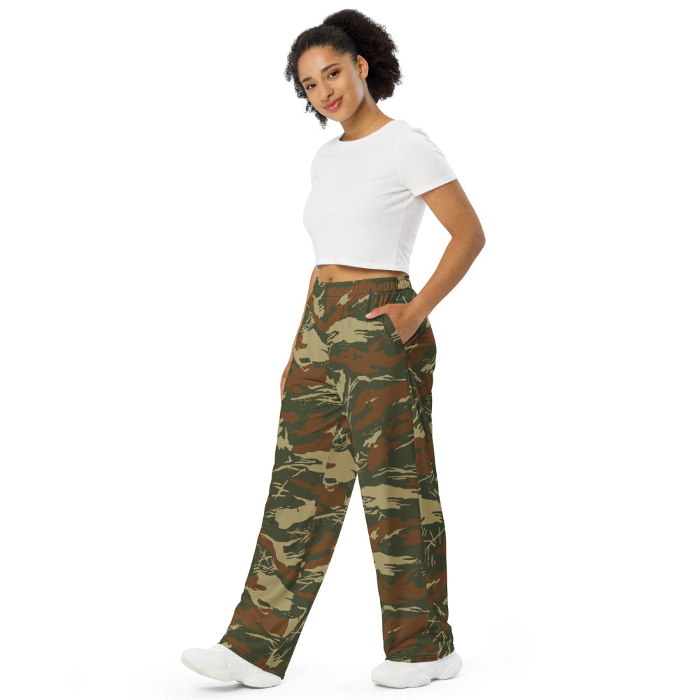 South African West Africa Police (SWAPOL) KOEVOET CAMO unisex wide-leg pants - Unisex Wide-Leg Pants