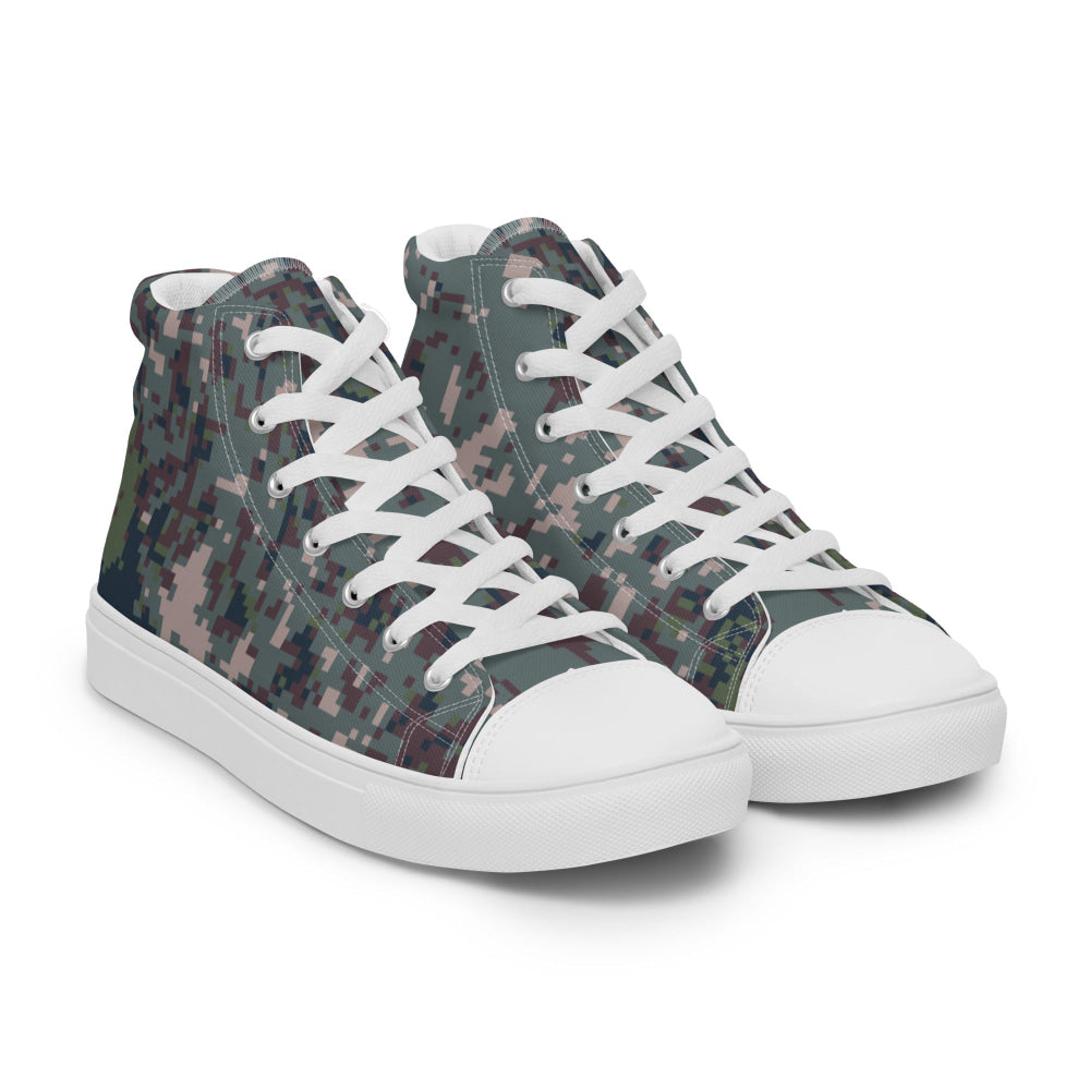 South Korean M100 Granite B Digital CAMO Men’s high top canvas shoes - Mens High Top Canvas Shoes