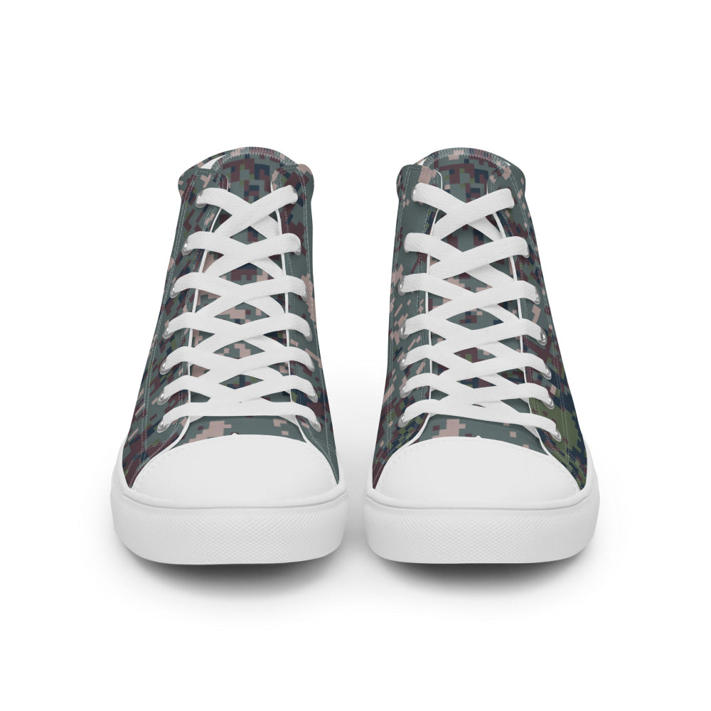 South Korean M100 Granite B Digital CAMO Men’s high top canvas shoes - Mens High Top Canvas Shoes