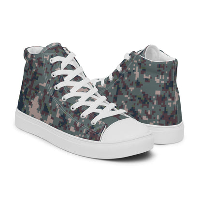 South Korean M100 Granite B Digital CAMO Men’s high top canvas shoes - Mens High Top Canvas Shoes