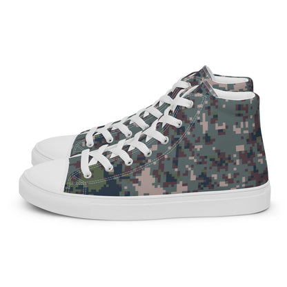 South Korean M100 Granite B Digital CAMO Men’s high top canvas shoes - Mens High Top Canvas Shoes