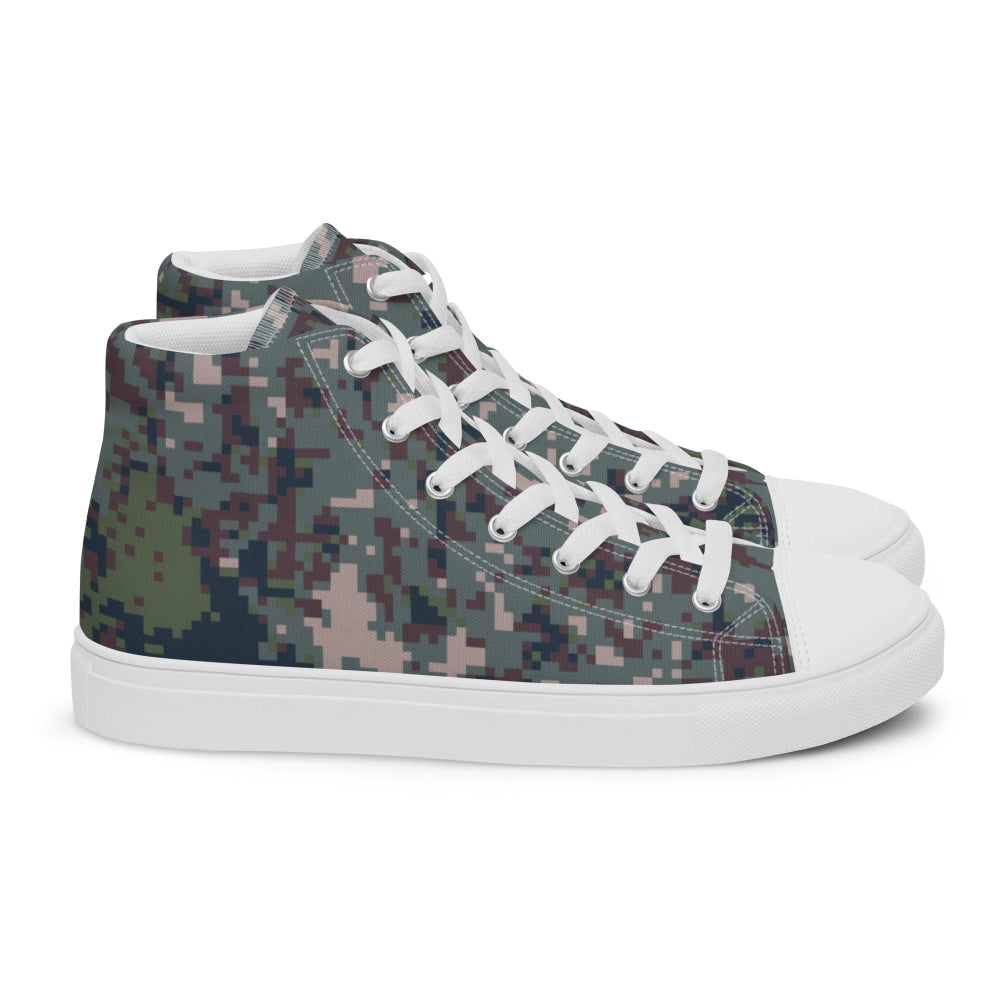 South Korean M100 Granite B Digital CAMO Men’s high top canvas shoes - Mens High Top Canvas Shoes