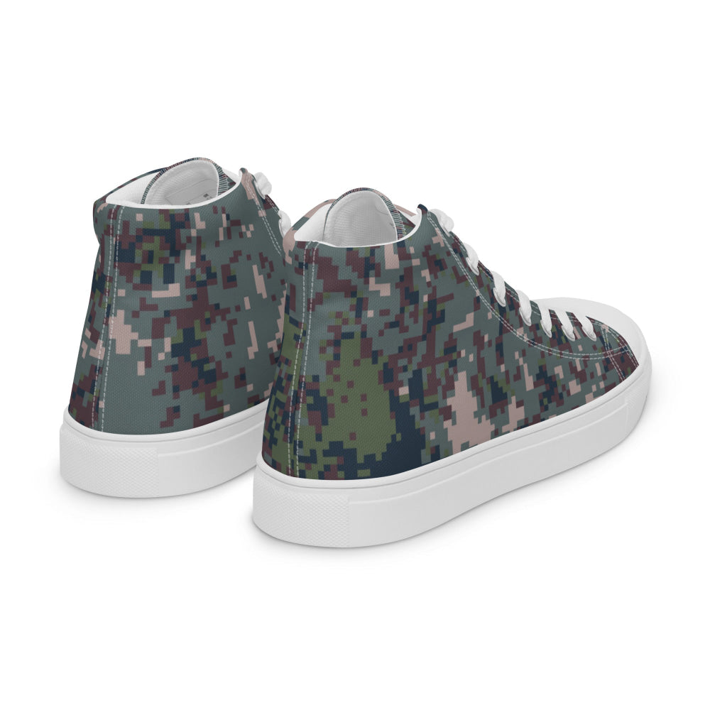 South Korean M100 Granite B Digital CAMO Men’s high top canvas shoes - Mens High Top Canvas Shoes