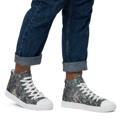 South Korean M100 Granite B Digital CAMO Men’s high top canvas shoes - Mens High Top Canvas Shoes