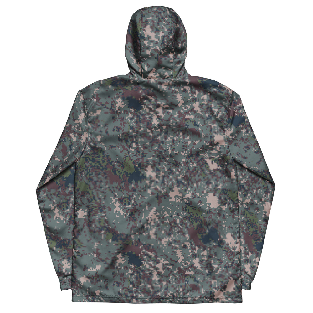 South Korean M100 Granite B Digital CAMO Men’s windbreaker - Mens Windbreaker