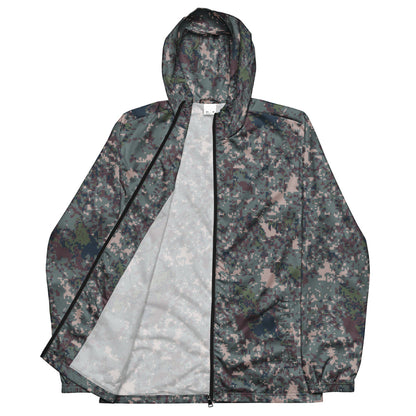 South Korean M100 Granite B Digital CAMO Men’s windbreaker - Mens Windbreaker