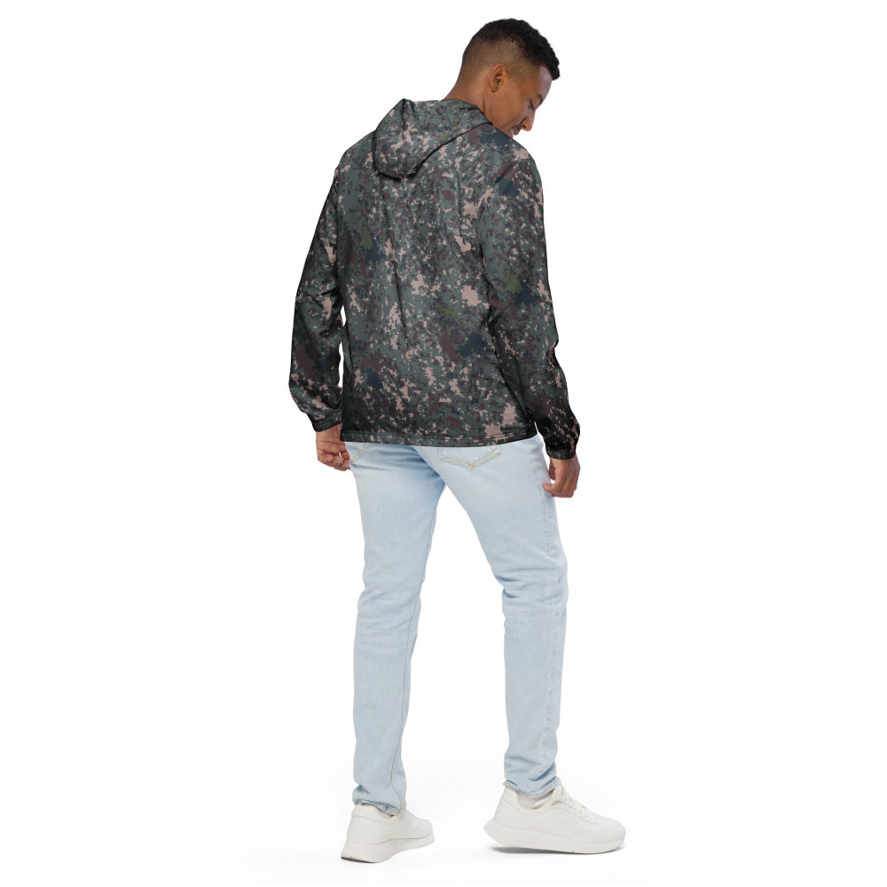 South Korean M100 Granite B Digital CAMO Men’s windbreaker - Mens Windbreaker