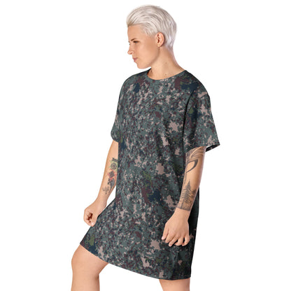 South Korean M100 Granite B Digital CAMO T-shirt dress - Womens T-Shirt Dress