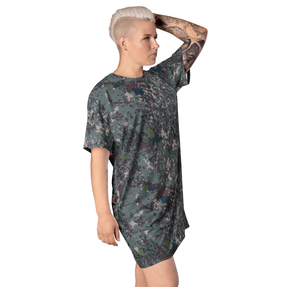 South Korean M100 Granite B Digital CAMO T-shirt dress - Womens T-Shirt Dress