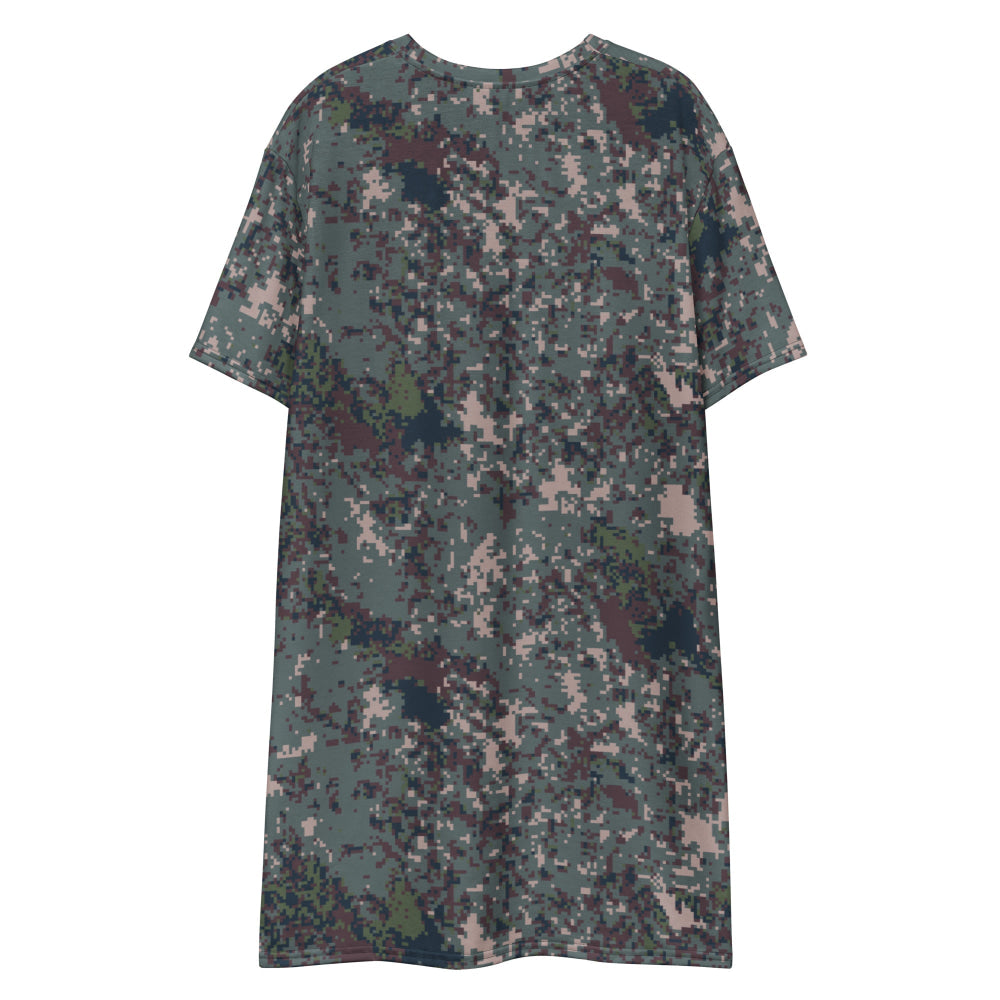 South Korean M100 Granite B Digital CAMO T-shirt dress - Womens T-Shirt Dress