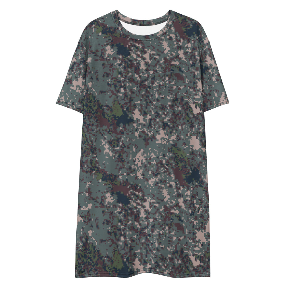 South Korean M100 Granite B Digital CAMO T-shirt dress - Womens T-Shirt Dress