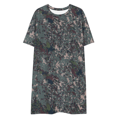 South Korean M100 Granite B Digital CAMO T-shirt dress - Womens T-Shirt Dress