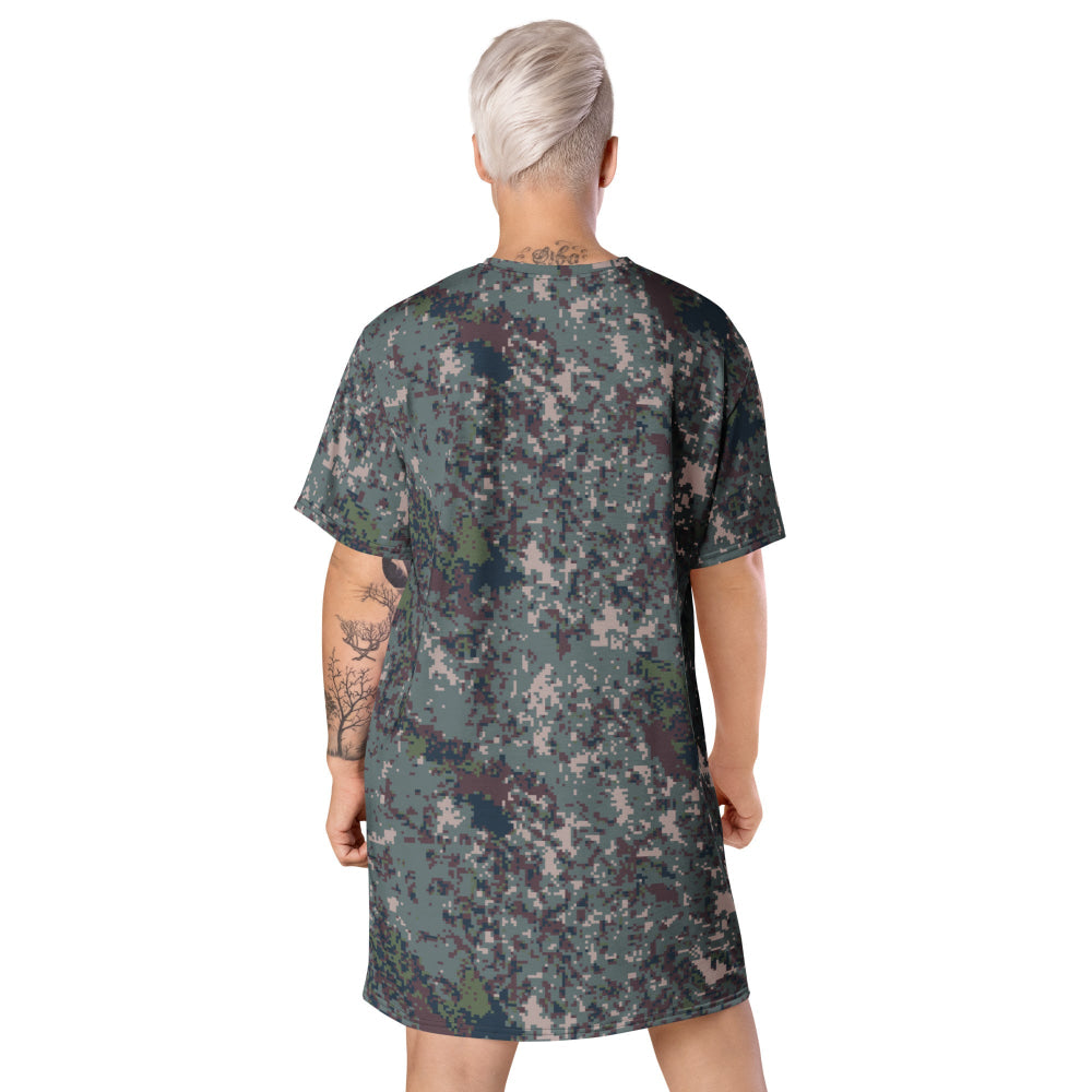 South Korean M100 Granite B Digital CAMO T-shirt dress - Womens T-Shirt Dress