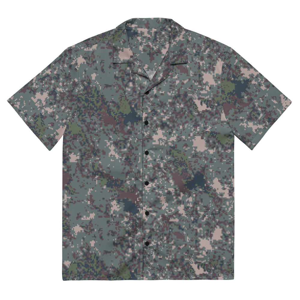 South Korean M100 Granite B Digital CAMO Unisex button shirt - 2XS - Button Shirt