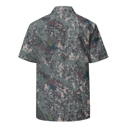 South Korean M100 Granite B Digital CAMO Unisex button shirt - Button Shirt