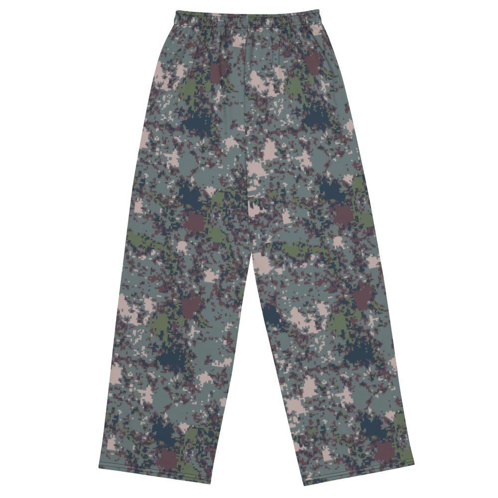 South Korean M100 Granite B Digital CAMO unisex wide-leg pants - Unisex Wide-Leg Pants