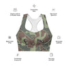 South Korean Marine Corps Puzzle CAMO Longline sports bra