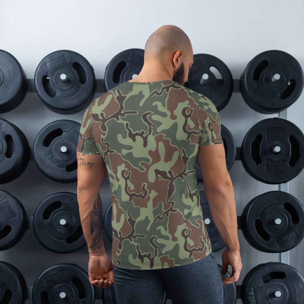 South Korean Marine Corps Puzzle CAMO Men’s Athletic T-shirt