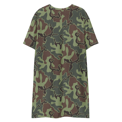 South Korean Marine Corps Puzzle CAMO T-shirt dress - Womens T-Shirt Dress