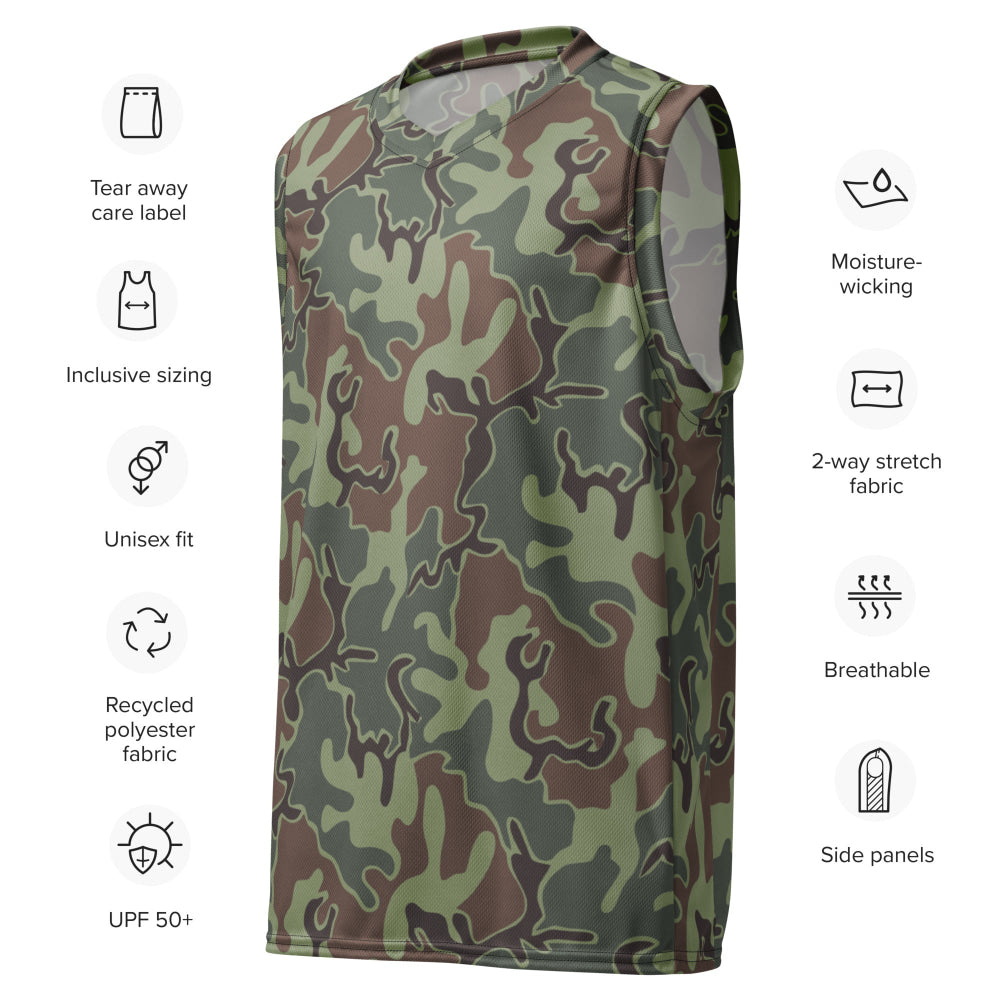 South Korean Marine Corps Puzzle CAMO unisex basketball jersey - Unisex Basketball Jersey